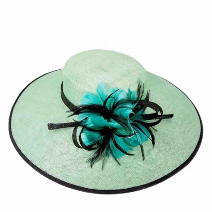 women wide brim sinamay Church formal hat Kentucky Derby Fascinator Floral Tea Party Wedding elegant hats for ladies women wide brim sinamay Church formal hat Kentucky Derby Fascinator Floral Tea Party Wedding elegant hats for ladies