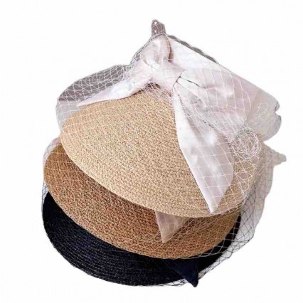 2024 new summer hat for women wide brim UV protection Sun beach Visor hat Tourism sun blocking hats with bowknot mesh veil 2024 new summer hat for women wide brim UV protection Sun beach Visor hat Tourism sun blocking hats with bowknot mesh veil