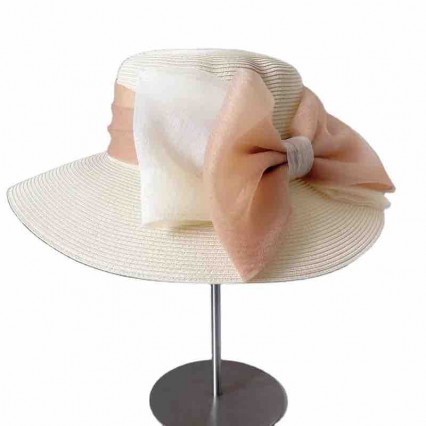 2024 new women Sun Hats paper Straw wide brim beach hat for women with two tone big bowknot cloche hat for Travel Outdoor 2024 new women Sun Hats paper Straw wide brim beach hat for women with two tone big bowknot cloche hat for Travel Outdoor