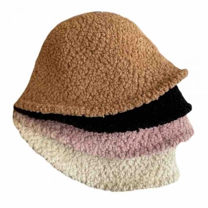 ready to ship Womens Warm Wool Cloche Hat Solid Winter terry bucket hats ready to ship Womens Warm Wool Cloche Hat Solid Winter terry bucket hats