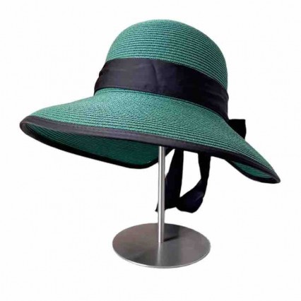 women Sun Hats paper Straw split back beach hat for women with bowknot cloche hat for Travel Outdoor women Sun Hats paper Straw split back beach hat for women with bowknot cloche hat for Travel Outdoor