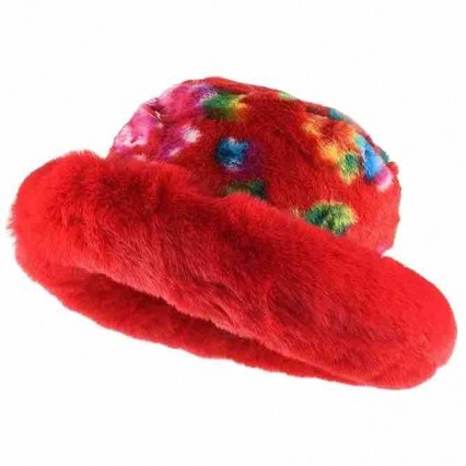 2 colors Women Winter faux fur fluffy chinese north west floral Hats fisherman fuzzy bucket hat 2 colors Women Winter faux fur fluffy chinese north west floral Hats fisherman fuzzy bucket hat