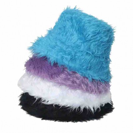 new fashion woman winter hats Soft long faux Fur solid color Bucket Hats Fluffy Winter Warm Fisherman Cap new fashion woman winter hats Soft long faux Fur solid color Bucket Hats Fluffy Winter Warm Fisherman Cap