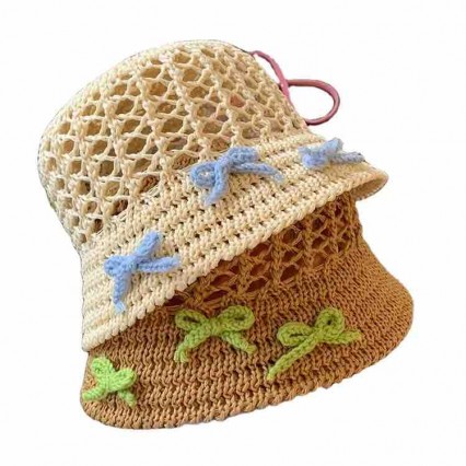 ready to ship crochet sun women straw hats with bowknots Travel Outdoor beach summer hat women female ready to ship crochet sun women straw hats with bowknots Travel Outdoor beach summer hat women female
