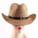 fashion men womens wide brim paper straw Western Cowboy hats cowgirl Hat cattleman beach sun hat with metal stars