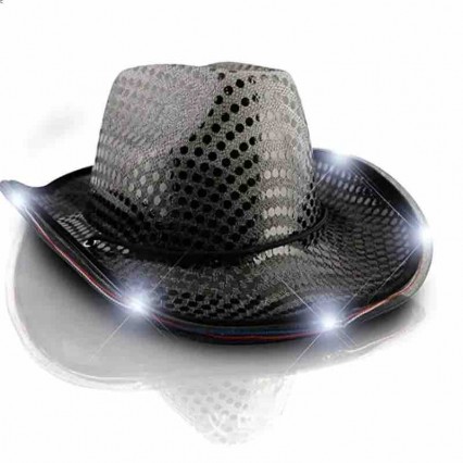 new fashion men women unisex 7 colors black LED light up flashing sequins cowgirl hat western party club cowboy hat new fashion men women unisex 7 colors black LED light up flashing sequins cowgirl hat western party club cowboy hat