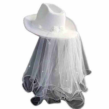 Rhinestone Cowgirl Hat pearls bride cowboy hat with flowers and mesh veil Bride to be for Bachelorette Parties, wedding Party Rhinestone Cowgirl Hat pearls bride cowboy hat with flowers and mesh veil Bride to be for Bachelorette Parties, wedding Party