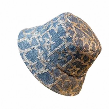 women Fashion distressed denim Packable UV protection sun hats dress Fisherman hat jean bucket hat with embroidery stars women Fashion distressed denim Packable UV protection sun hats dress Fisherman hat jean bucket hat with embroidery stars