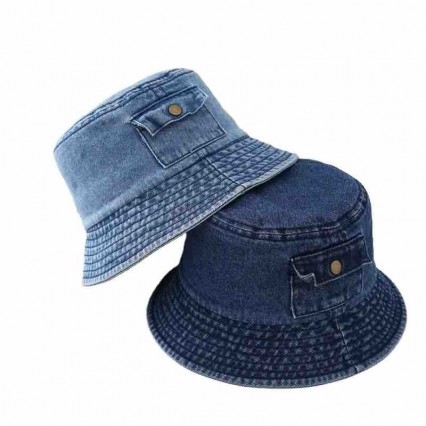 women ladies Fashion denim Packable UV protection sun hat dress Bucket Hat Fisherman hat with pocket women ladies Fashion denim Packable UV protection sun hat dress Bucket Hat Fisherman hat with pocket