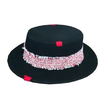100% australia Wool Fedora Hats men - Fall winter black wool flat top fedora hats for women 100% australia Wool Fedora Hats men - Fall winter black wool flat top fedora hats for women