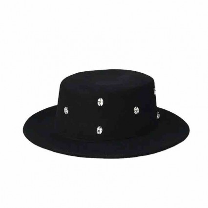 Fashion women 100% australian wool felt flat top hat rhinestone dress cloche fedora womens winter hats 2023 Fashion women 100% australian wool felt flat top hat rhinestone dress cloche fedora womens winter hats 2023
