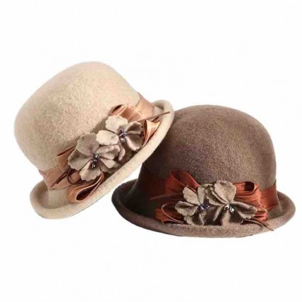 new Fashion women Wool blended fedora bowler derby hat church dress Hat cloche fashion ladies winter hats new Fashion women Wool blended fedora bowler derby hat church dress Hat cloche fashion ladies winter hats