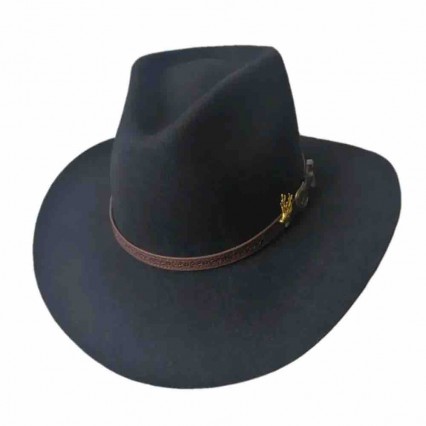 High Quality 100% Wool Western Cowboy Hat With Leather Band and Strings For Man cowboy hats High Quality 100% Wool Western Cowboy Hat With Leather Band and Strings For Man cowboy hats