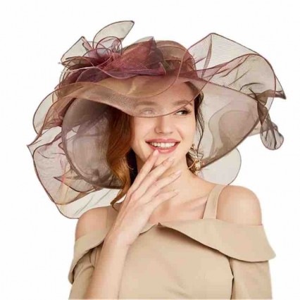 packable sun hat 13cm wide brim Women's Kentucky Derby Organza Church Wedding Dress Party Occasion fascinators and hats packable sun hat 13cm wide brim Women's Kentucky Derby Organza Church Wedding Dress Party Occasion fascinators and hats