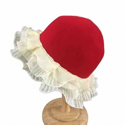 fashion Women 100% australian wool felt cloche hat Winter ladies dress fedora hats with pleated brim fashion Women 100% australian wool felt cloche hat Winter ladies dress fedora hats with pleated brim