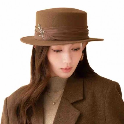 new women Wool Felt flat top trilby caps wool fedora warm jazz hat felt mens dress hats wholesale new women Wool Felt flat top trilby caps wool fedora warm jazz hat felt mens dress hats wholesale