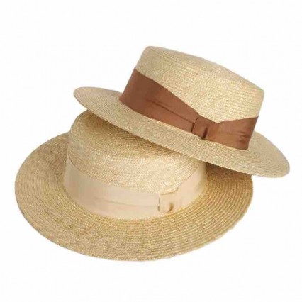 men women unisex beach wheat grass flat top boater Hats Sun Protection UPF50 summer straw fedora hat wholesale men women unisex beach wheat grass flat top boater Hats Sun Protection UPF50 summer straw fedora hat wholesale