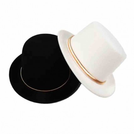 ready to ship Wholesale men women unisex 13cm height normla felt top hat Magician Hat fedora hats ready to ship Wholesale men women unisex 13cm height normla felt top hat Magician Hat fedora hats