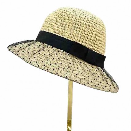 new fashion ladies packable crochet dress cloche Hat beach Upf50+ sun hat uv protection sunscreen hat for women with mesh brim new fashion ladies packable crochet dress cloche Hat beach Upf50+ sun hat uv protection sunscreen hat for women with mesh brim