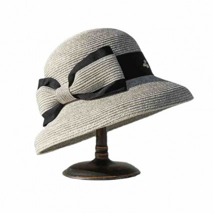 new paper straw women lady retro Jewelled cloche Hat beach UV protection bowknot bucket sunscreen hat for women new paper straw women lady retro Jewelled cloche Hat beach UV protection bowknot bucket sunscreen hat for women