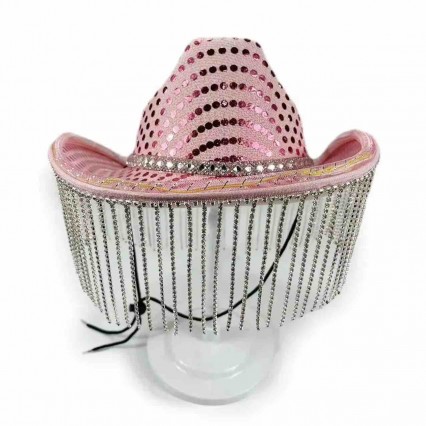 Rhinestone tassel Bride Cowgirl Hat led glitter Fringe cowboy Hat Bride to be Bachelorette Parties Engagement Party Rhinestone tassel Bride Cowgirl Hat led glitter Fringe cowboy Hat Bride to be Bachelorette Parties Engagement Party