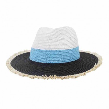 summer fashion 3 color-tone paper Straw large fringe wide Brim floppy beach hat UV protection sunscreen hat for women summer fashion 3 color-tone paper Straw large fringe wide Brim floppy beach hat UV protection sunscreen hat for women