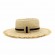 mens outdoor travel UV protection wide brim raffia straw panama hat flat top beach hats for men women summer straw female