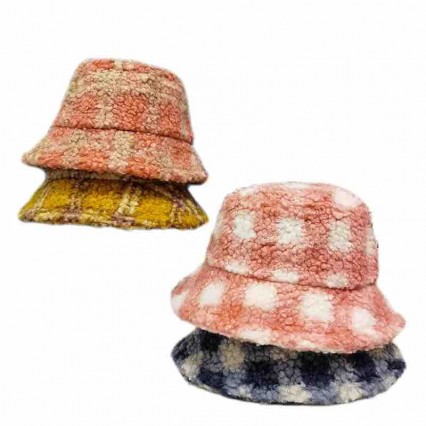 new trendy fashion Girls women winter grid lamb hair Bucket Hats thickness Warm Cloche Fur Fisherman ladies dress hats wholesale new trendy fashion Girls women winter grid lamb hair Bucket Hats thickness Warm Cloche Fur Fisherman ladies dress hats wholesale