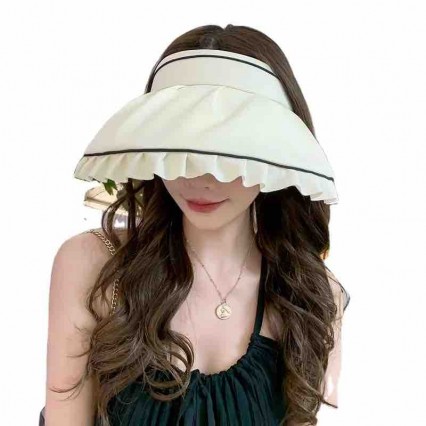 new women spring summer wide brim sun visor Hat UPF 50+ UV protection Sun Cap with pocket new women spring summer wide brim sun visor Hat UPF 50+ UV protection Sun Cap with pocket
