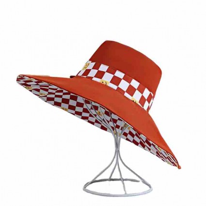 wholesale fashion chic women lady girls reversible checked bucket floppy hats Fisherman Hat Travel beach sun hat wholesale fashion chic women lady girls reversible checked bucket floppy hats Fisherman Hat Travel beach sun hat
