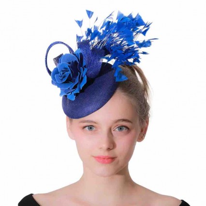 Fascinator Hat for Women Mesh Pillbox Hat Feathers Hair Clip Kentucky Derby Headband cocktail hat Tea Party Wedding Headwear Fascinator Hat for Women Mesh Pillbox Hat Feathers Hair Clip Kentucky Derby Headband cocktail hat Tea Party Wedding Headwear