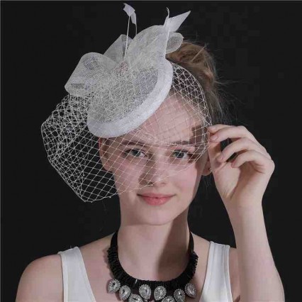 Women's Feather Fascinators Hat - Hair Pin Cocktail Headwear Pillbox Hat for Tea Party Derby Wedding Royal Banquet Women's Feather Fascinators Hat - Hair Pin Cocktail Headwear Pillbox Hat for Tea Party Derby Wedding Royal Banquet