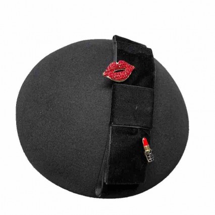 fashion elegant women ladies black wool felt pillbox hats dress hats Church Derby dress beret Fascinators with bowknot fashion elegant women ladies black wool felt pillbox hats dress hats Church Derby dress beret Fascinators with bowknot