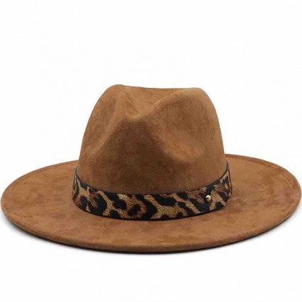 fashion women suede Fedora Hat Classic Wide Brim Panama Felt Hat Vintage outdoor mens dress hats wholesale fashion women suede Fedora Hat Classic Wide Brim Panama Felt Hat Vintage outdoor mens dress hats wholesale