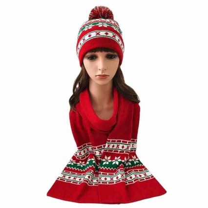 christmas gift adult and kids Baby woolen Knitted Hat Pompom Beanie Cap children winter hat and scarf christmas gift adult and kids Baby woolen Knitted Hat Pompom Beanie Cap children winter hat and scarf