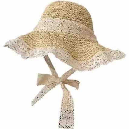 Womens UPF50 foldable summer beach sun Hats with lace ribbon Accessories fashion womens straw hat roll up sun wide brim Womens UPF50 foldable summer beach sun Hats with lace ribbon Accessories fashion womens straw hat roll up sun wide brim