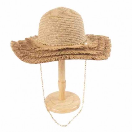 Womens UPF50 summer beach sun Hats with Accessories fashion womens paper straw 3 layers fringe wide brim sun hat Womens UPF50 summer beach sun Hats with Accessories fashion womens paper straw 3 layers fringe wide brim sun hat