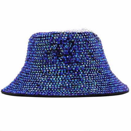 fashion chic men women bucket hats unisex Fisherman Hat stage perform shinny rhinestone hat fashion chic men women bucket hats unisex Fisherman Hat stage perform shinny rhinestone hat