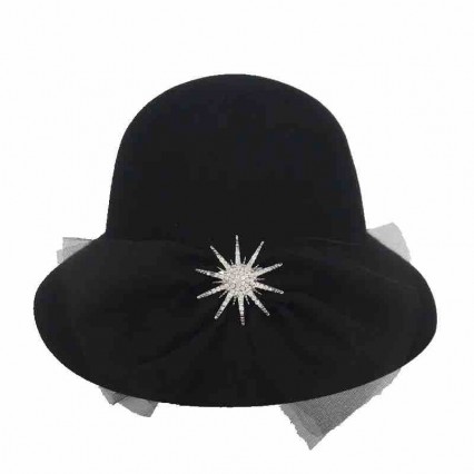 fashion chic woman lady luxury wool cloche Hat felt hats women bowknot bowler stylish hats fashion chic woman lady luxury wool cloche Hat felt hats women bowknot bowler stylish hats