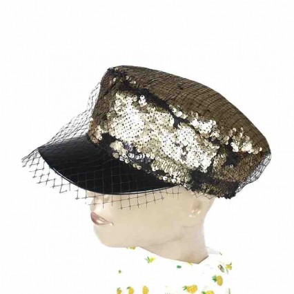 fashion chic Women dress yacht mesh veil sequins Captain Sailor Newsboy hat Cabbie Baker Boy Peaked fiddler bling bling hats fashion chic Women dress yacht mesh veil sequins Captain Sailor Newsboy hat Cabbie Baker Boy Peaked fiddler bling bling hats