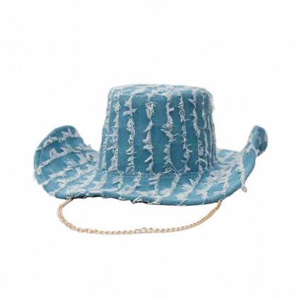 new fashion chic chain denim cowboy hats western cattlemen cowboy hats women fashion hats new fashion chic chain denim cowboy hats western cattlemen cowboy hats women fashion hats