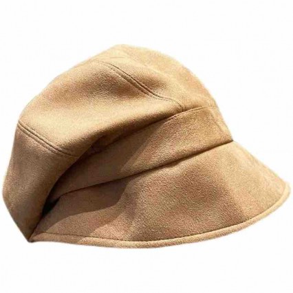 new trendy fashion Girls women suede beret cloche hats suede brim hat new trendy fashion Girls women suede beret cloche hats suede brim hat