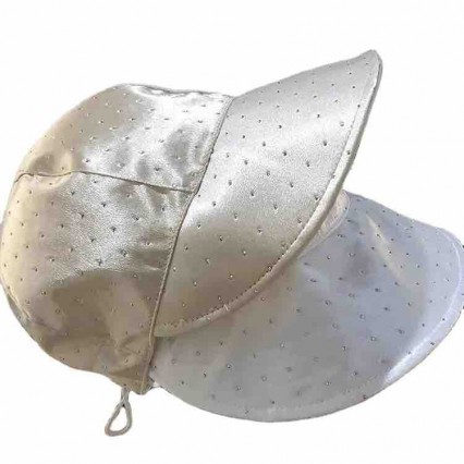 satin fashion unisex packable rhinestones bucket hat Travel fisherman sun hats satin fashion unisex packable rhinestones bucket hat Travel fisherman sun hats