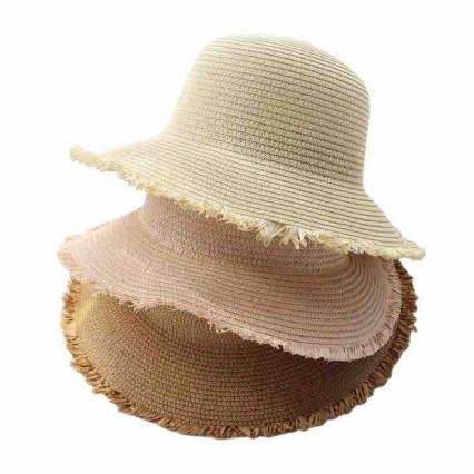 new 7 colors Sun Hats for Women fringe Brim paper Straw Summer Beach foldable straw hat Packable for Travel Outdoor new 7 colors Sun Hats for Women fringe Brim paper Straw Summer Beach foldable straw hat Packable for Travel Outdoor