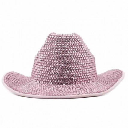 Fashion Bling Rhinestone revit Studded Wide Brim Womens cowboy hat woman Fedora Panama Hats rhinestone cowgirl hat Fashion Bling Rhinestone revit Studded Wide Brim Womens cowboy hat woman Fedora Panama Hats rhinestone cowgirl hat