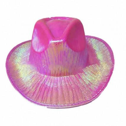 Neon Sparkly glitter Space Cowboy Hat woman Fun Metallic Holographic Party Disco Cowgirl Hat for Birthday & Bachelorette Parties Neon Sparkly glitter Space Cowboy Hat woman Fun Metallic Holographic Party Disco Cowgirl Hat for Birthday & Bachelorette Parties