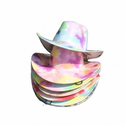 new fashion men women suede tie dyed cowgirl hat western cattlemen cowboy hat woman new fashion men women suede tie dyed cowgirl hat western cattlemen cowboy hat woman