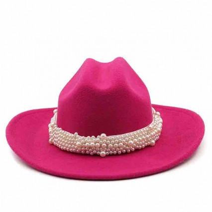 ready to ship 18 colors fashion women felt cowgirl hats western cattlemen woman cowboy hat with pearls ready to ship 18 colors fashion women felt cowgirl hats western cattlemen woman cowboy hat with pearls