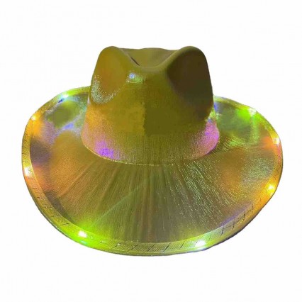 ready to ship 8 colors new fashion halloween party Flashing BlinkyLights Light Up Iridescent Space Cowgirl Hat ready to ship 8 colors new fashion halloween party Flashing BlinkyLights Light Up Iridescent Space Cowgirl Hat
