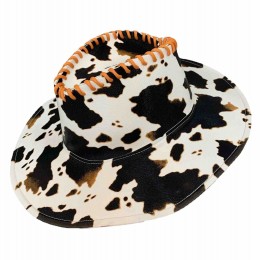 ready to ship fashion chic women Packable PU leather cow printed cowboy hat woman Western Shaped Brim beach hat cowgirl hat  ready to ship fashion chic women Packable PU leather cow printed cowboy hat woman Western Shaped Brim beach hat cowgirl hat
